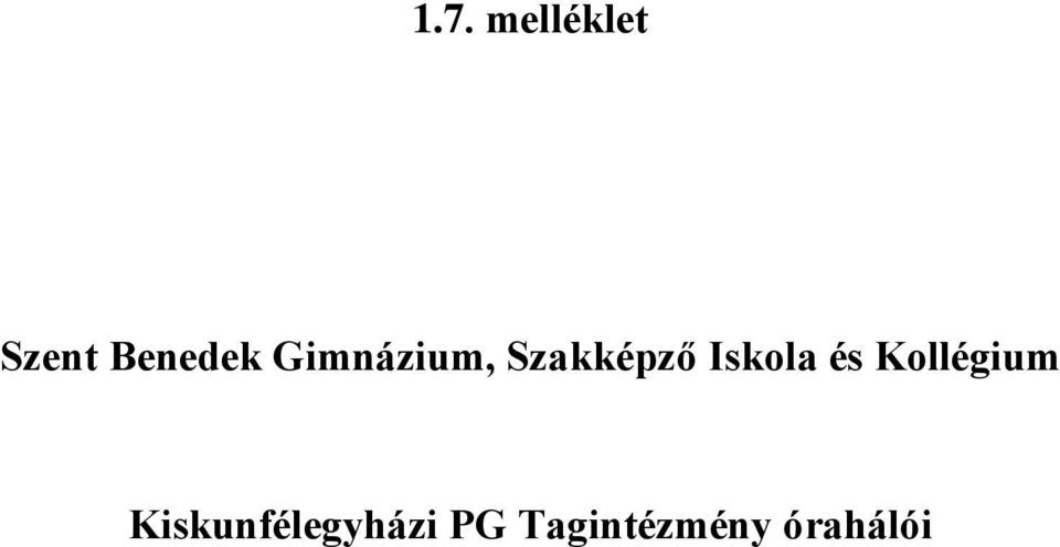 Szakképző Iskola és