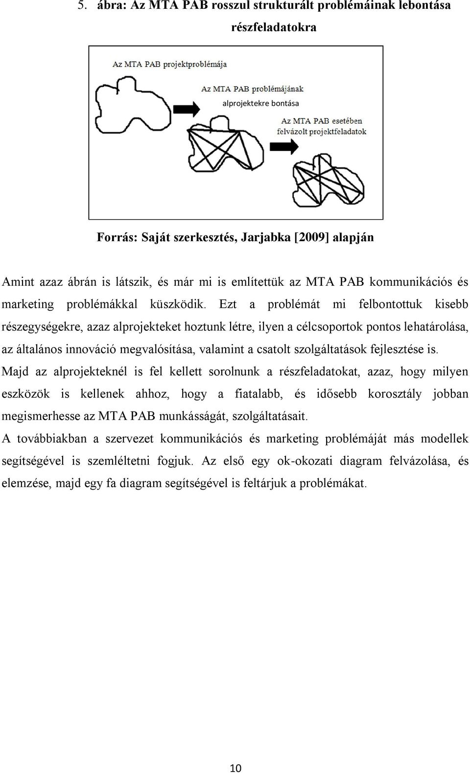 Ezt a problémát mi felbontottuk kisebb részegységekre, azaz alprojekteket hoztunk létre, ilyen a célcsoportok pontos lehatárolása, az általános innováció megvalósítása, valamint a csatolt