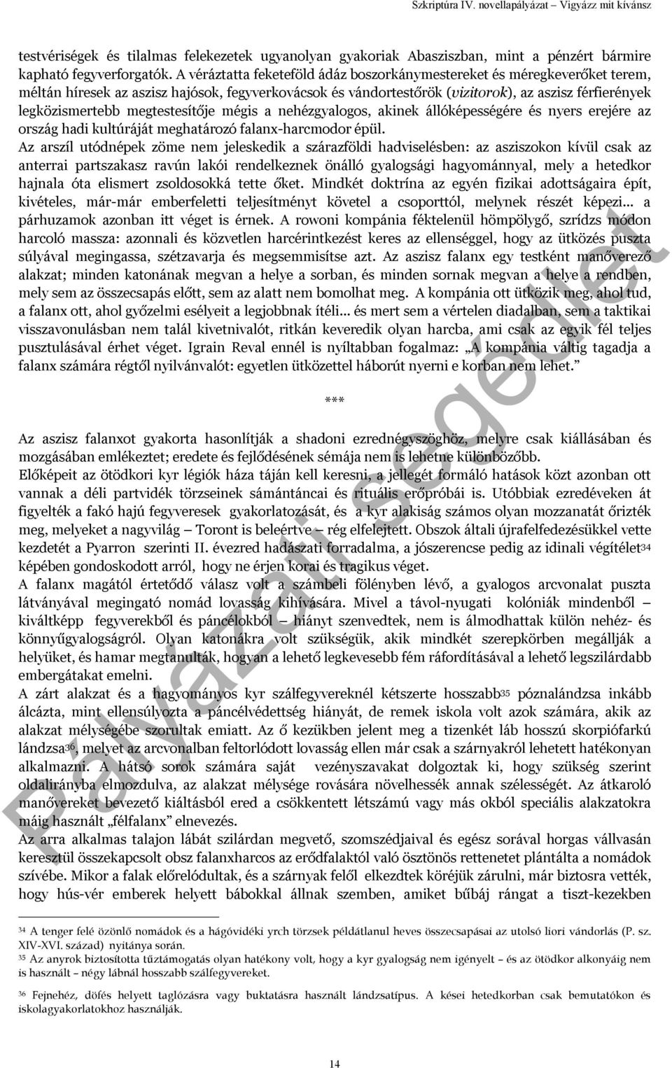 megtestesítője mégis a nehézgyalogos, akinek állóképességére és nyers erejére az ország hadi kultúráját meghatározó falanx-harcmodor épül.