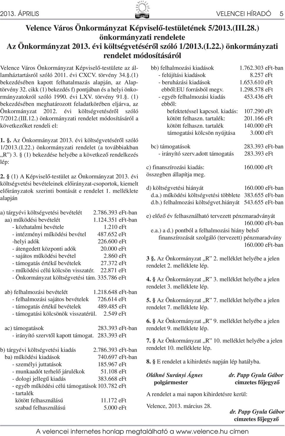 .() bekezdésében kapott felhatalmazás alapján, az Alaptörvény 32. cikk () bekezdés f) pontjában és a helyi önkormányzatokról szóló 990. évi LXV. törvény 9.