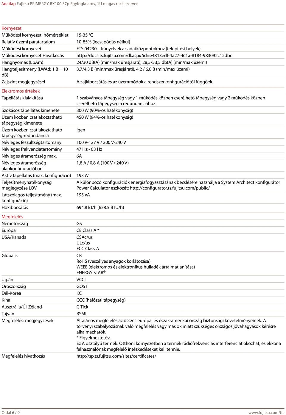 id=e4813edf-4a27-461a-8184-983092c12dbe Hangnyomás (LpAm) 24/30 db(a) (min/max üresjárati), 28,5/53,5 db(a) (min/max üzemi) Hangteljesítmény (LWAd; 1 B = 10 3,7/4,3 B (min/max üresjárati), 4,2 / 6,8