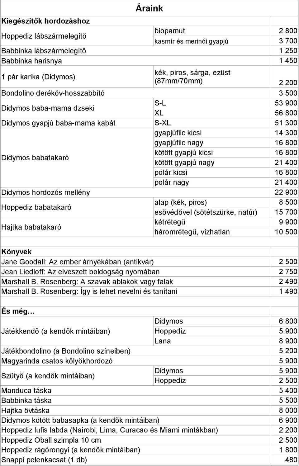 kötött gyapjú nagy polár kicsi polár nagy alap (kék, piros) esővédővel (sötétszürke, natúr) kétrétegű háromrétegű, vízhatlan 2 800 3 700 1 250 1 450 kék, piros, sárga, ezüst (87mm/70mm) 2 200 3 500