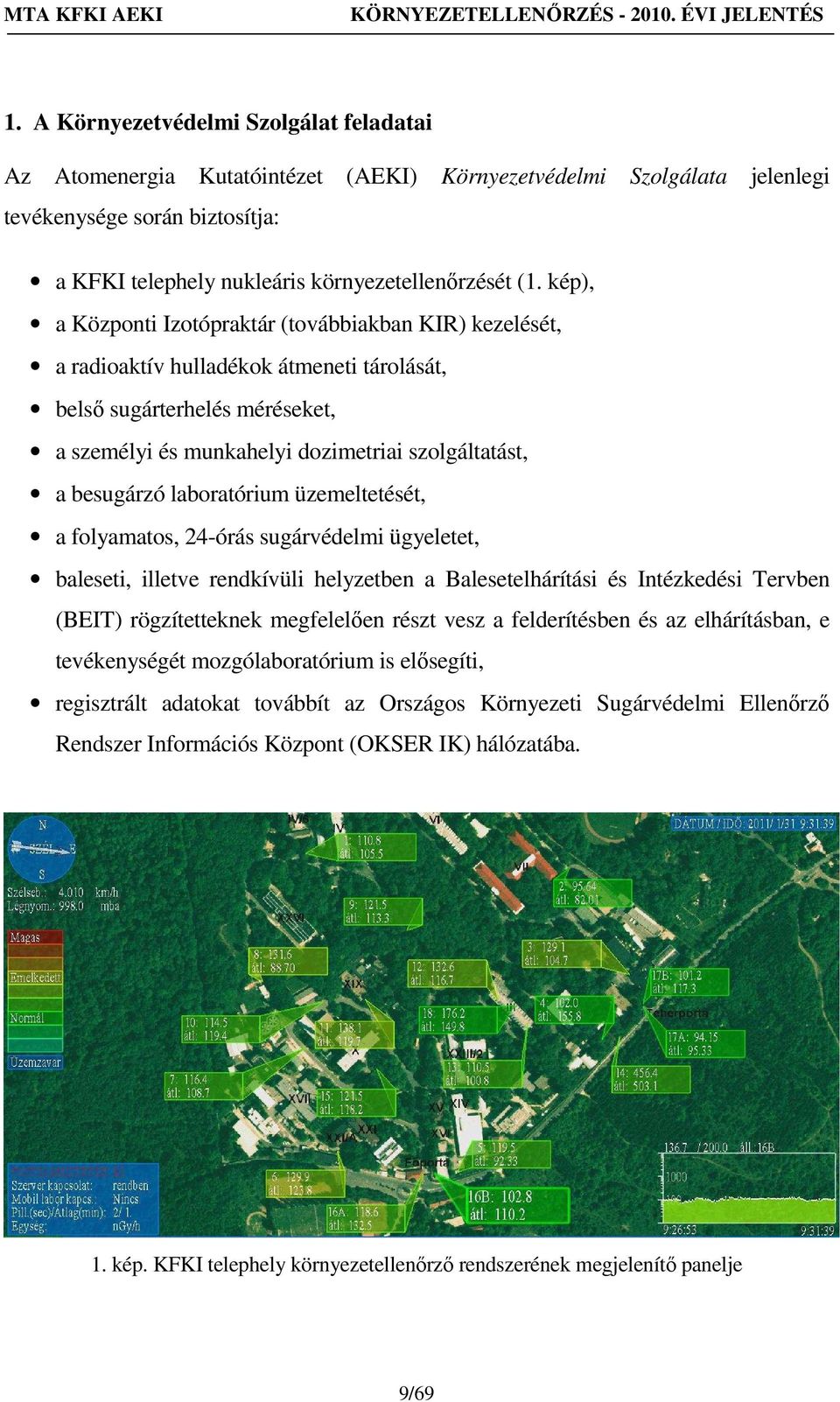 laboratórium üzemeltetését, a folyamatos, 24-órás sugárvédelmi ügyeletet, baleseti, illetve rendkívüli helyzetben a Balesetelhárítási és Intézkedési Tervben (BEIT) rögzítetteknek megfelelően részt