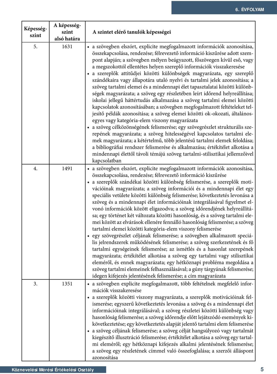 főszövegen kívül eső, vagy a megszokottól ellentétes helyen szereplő információk visszakeresése a szereplők attitűdjei közötti különbségek magyarázata, egy szereplő szándékaira vagy állapotára utaló