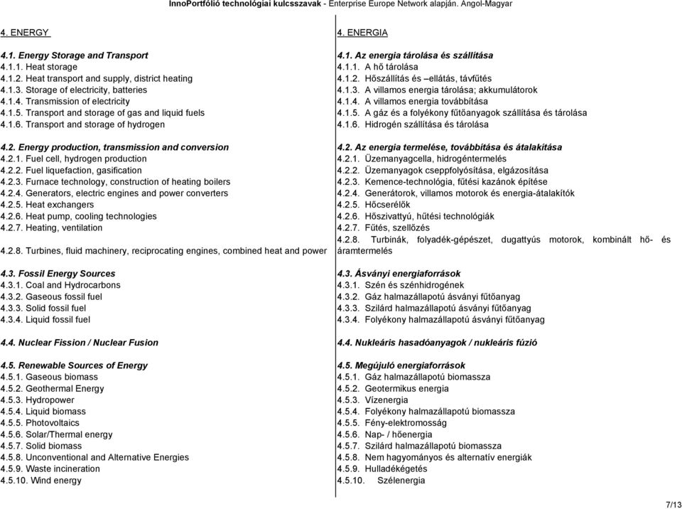 Transport and storage of gas and liquid fuels 4.1.5. A gáz és a folyékony fűtőanyagok szállítása és tárolása 4.1.6. Transport and storage of hydrogen 4.1.6. Hidrogén szállítása és tárolása 4.2.