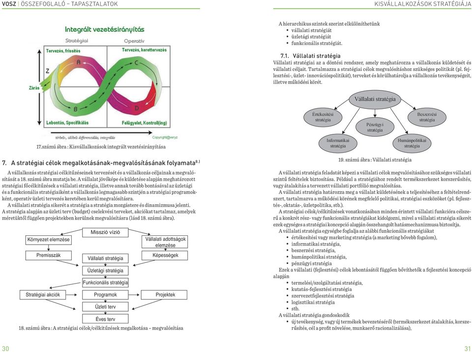 Tartalmazza a stratégiai célok megvalósításhoz szükséges politikát (pl. fejlesztési-, üzlet- innovációspolitikát), terveket és körülhatárolja a vállalkozás tevékenységeit, illetve működési körét.