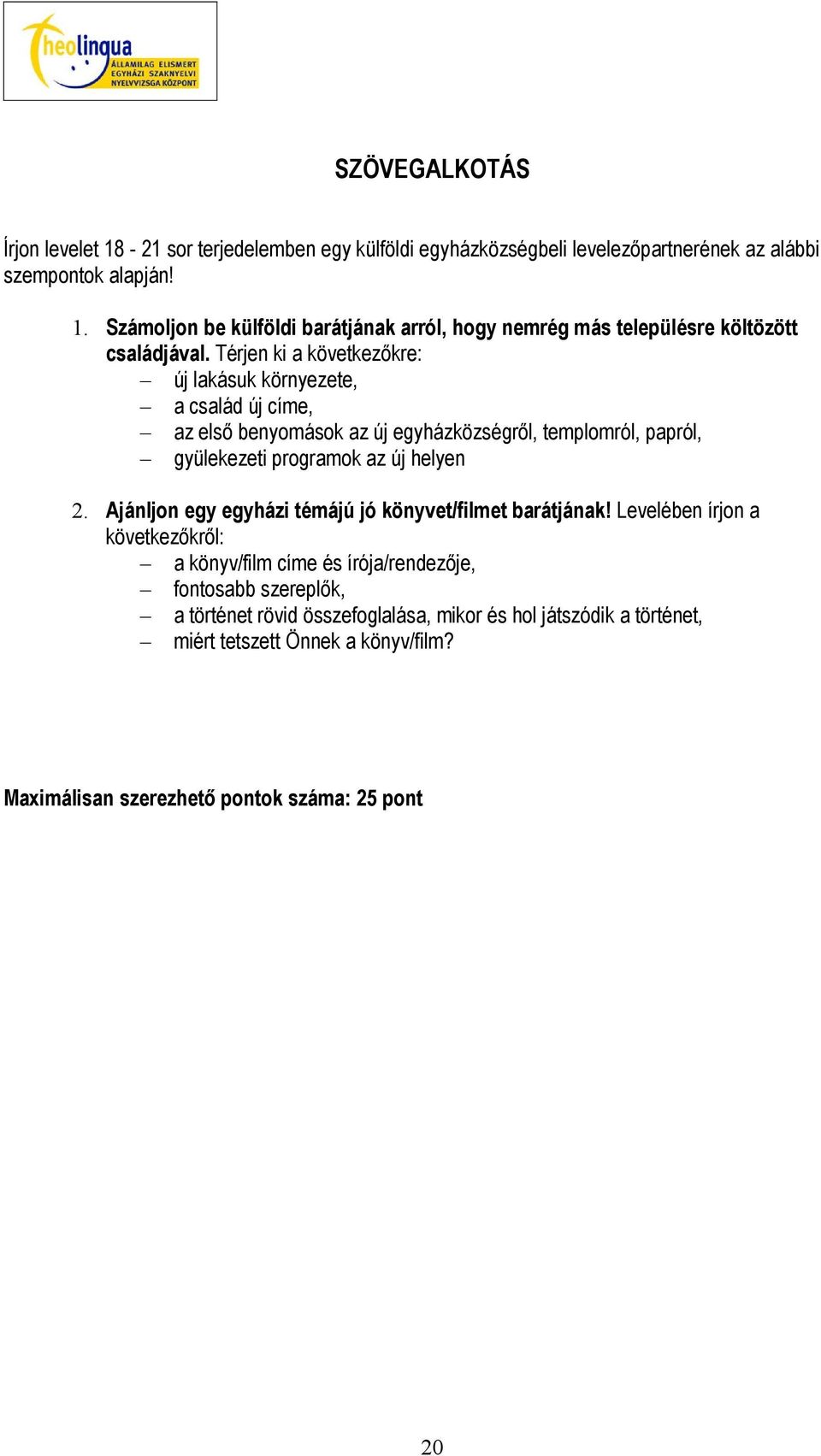 Ajánljon egy egyházi témájú jó könyvet/filmet barátjának!