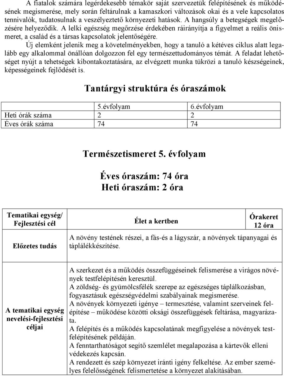 A lelki egészség megőrzése érdekében ráirányítja a figyelmet a reális önismeret, a család és a társas kapcsolatok jelentőségére.