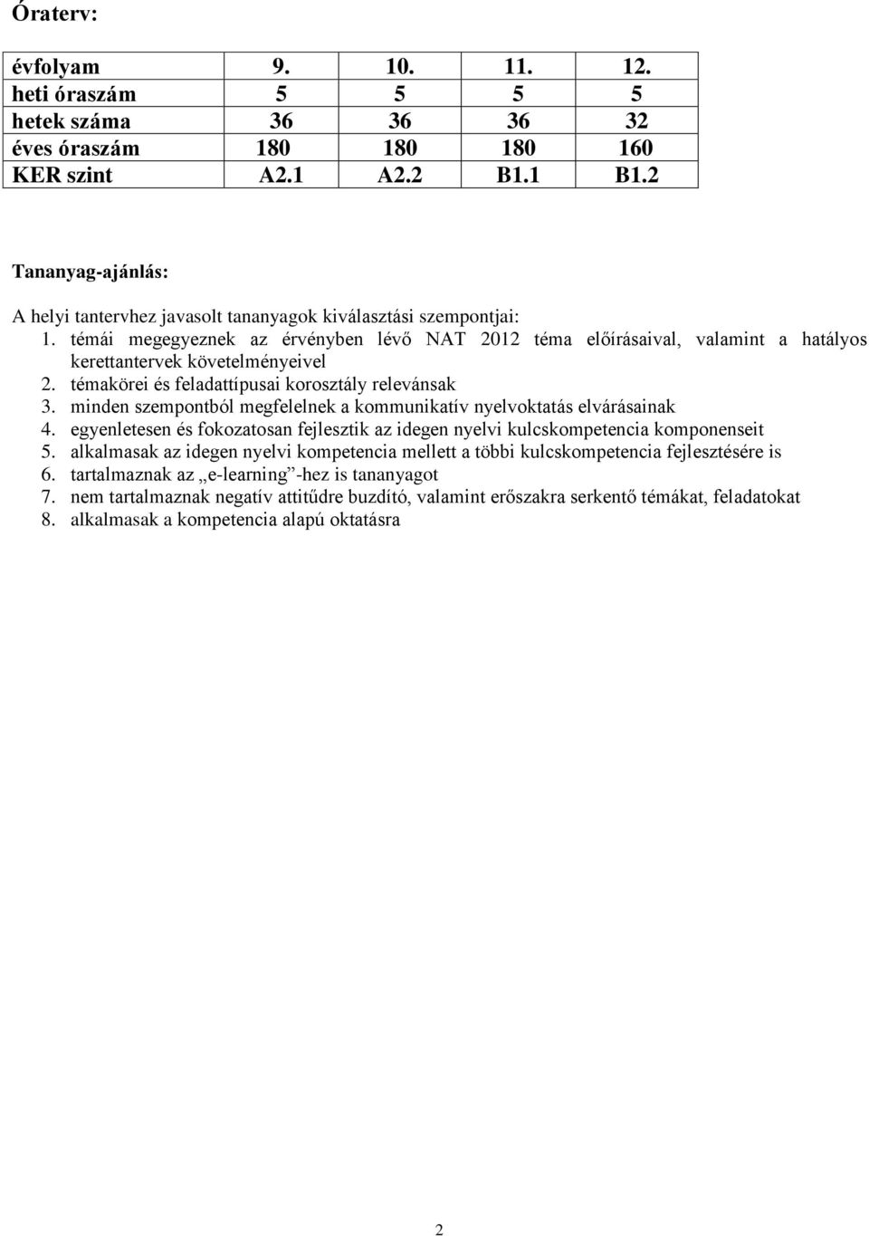 témái megegyeznek az érvényben lévő NAT 2012 téma előírásaival, valamint a hatályos kerettantervek követelményeivel 2. témakörei és feladattípusai korosztály relevánsak 3.