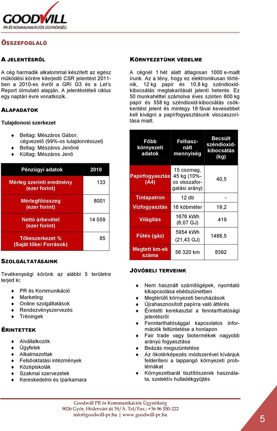 Az a tény, hogy ez elektronikusan történik, 12 kg papír és 10,8 kg széndioxidkibocsátás megtakarítását jelenti hetente.