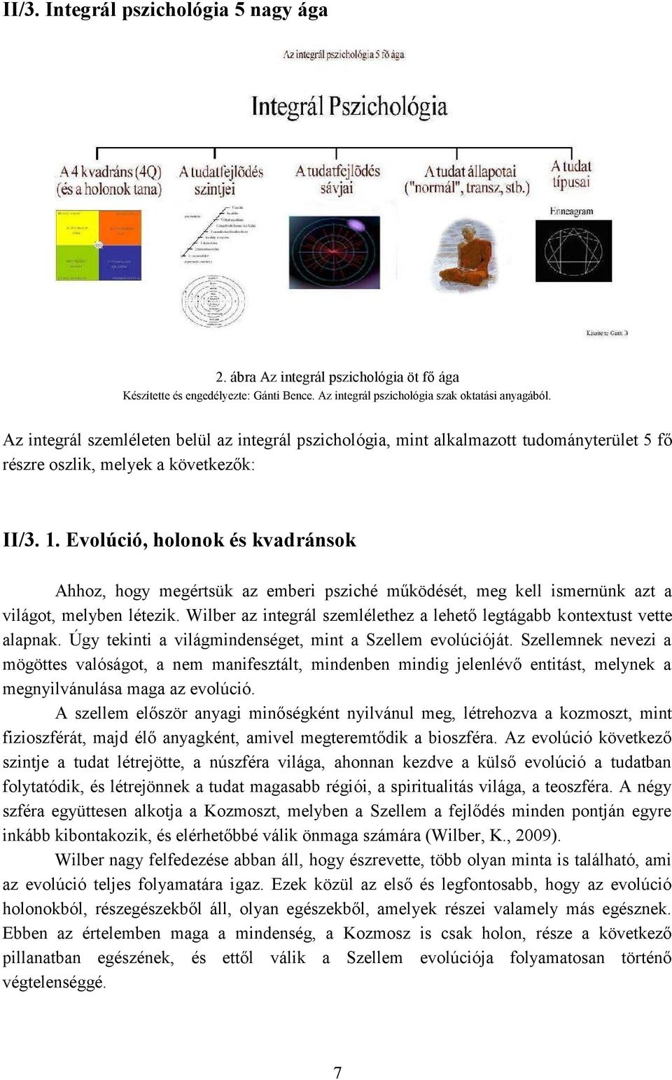 Evolúció, holonok és kvadránsok Ahhoz, hogy megértsük az emberi psziché működését, meg kell ismernünk azt a világot, melyben létezik.