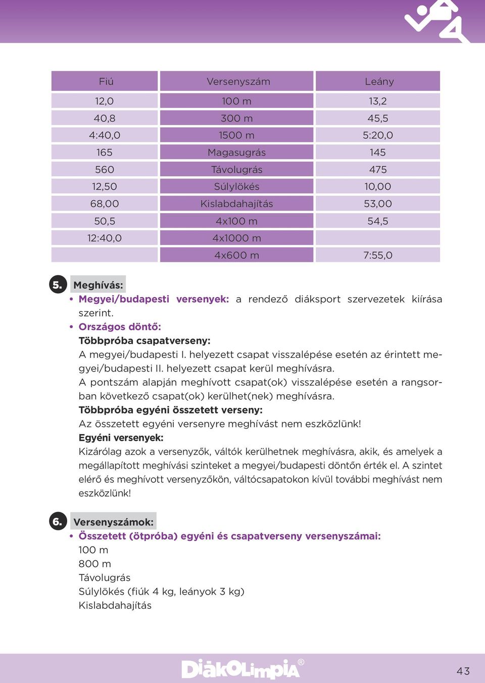 helyezett csapat visszalépése esetén az érintett megyei/budapesti II. helyezett csapat kerül meghívásra.