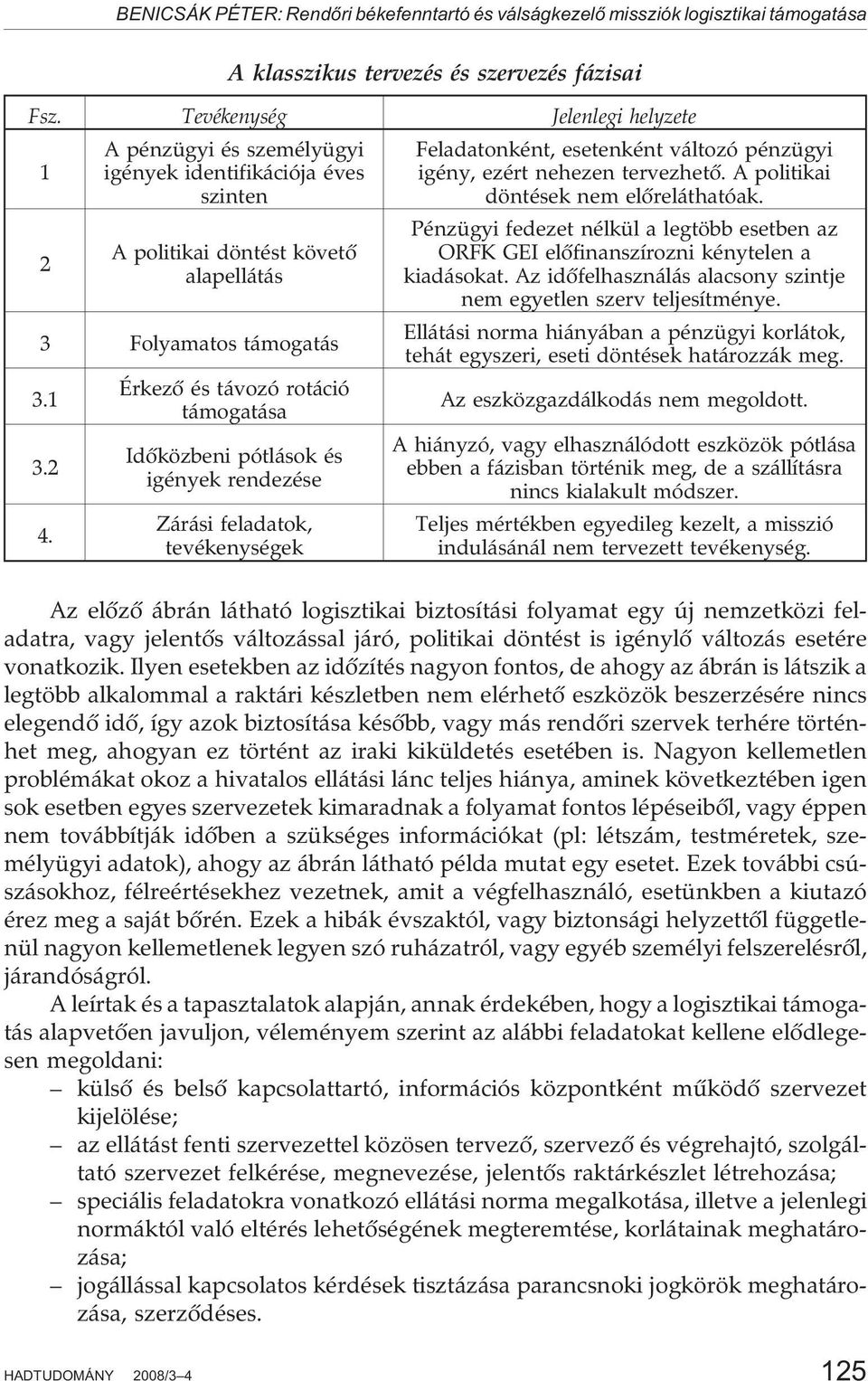 Érkezõ és távozó rotáció támogatása Idõközbeni pótlások és igények rendezése Zárási feladatok, tevékenységek Feladatonként, esetenként változó pénzügyi igény, ezért nehezen tervezhetõ.