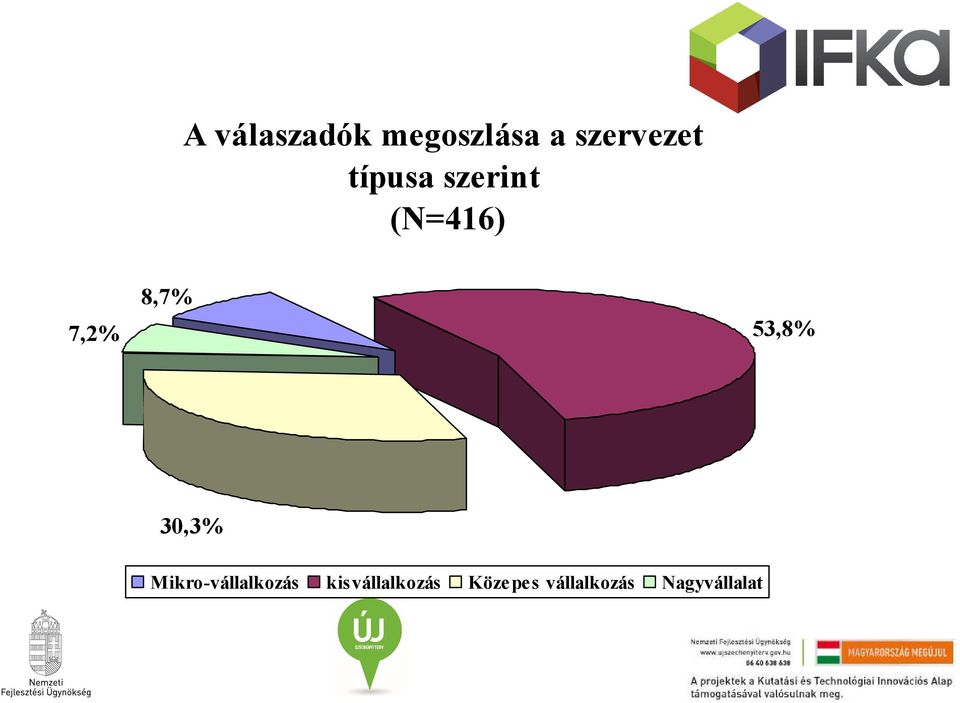 53,8% 30,3% Mikro-vállalkozás