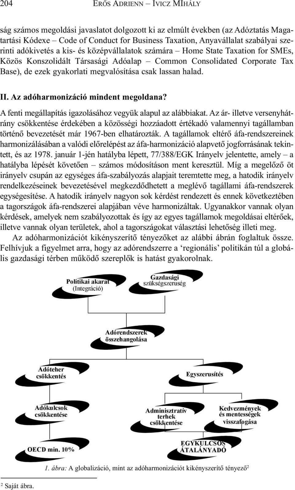 Az adóharmonizáció mindent megoldana? A fenti megállapítás igazolásához vegyük alapul az alábbiakat.