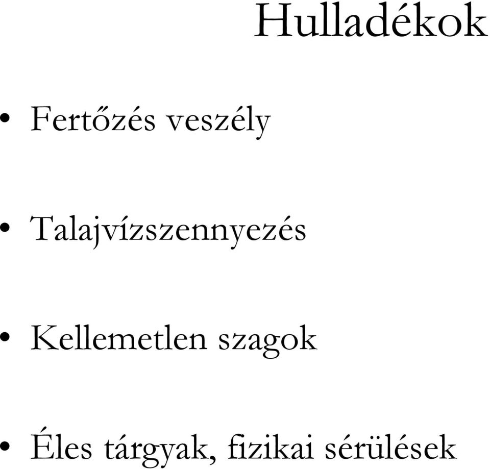 Talajvízszennyezés