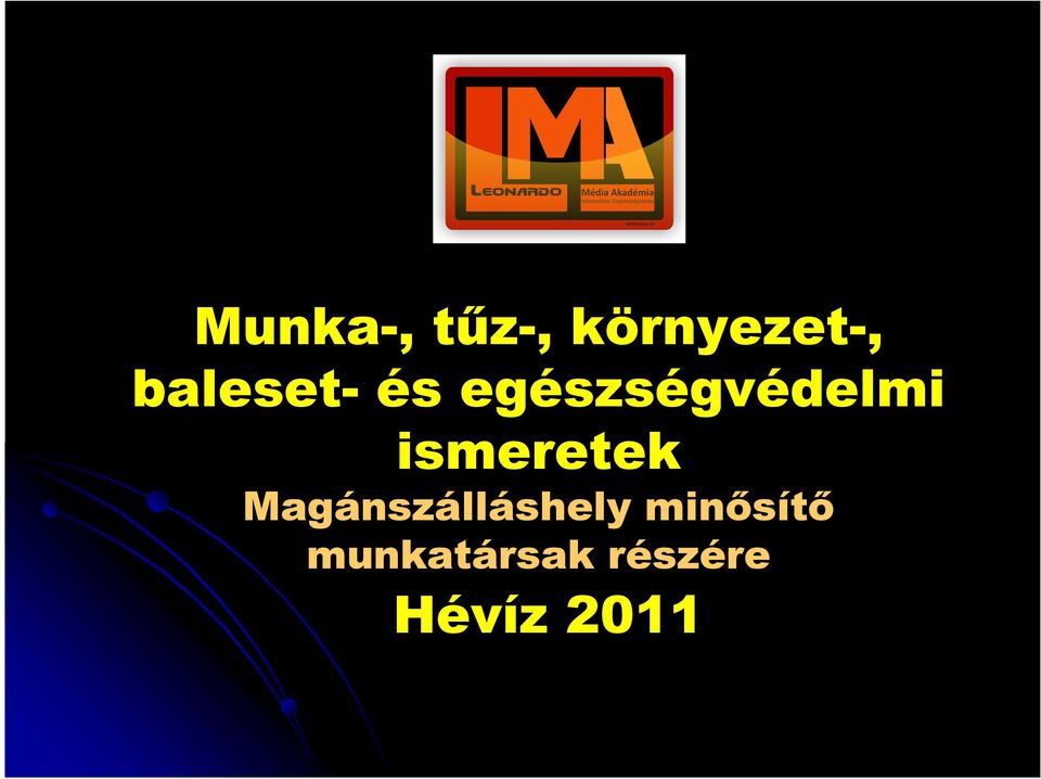 ismeretek Magánszálláshely