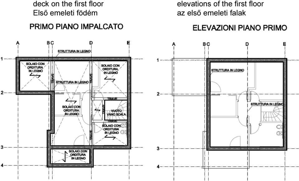 elevations of the first