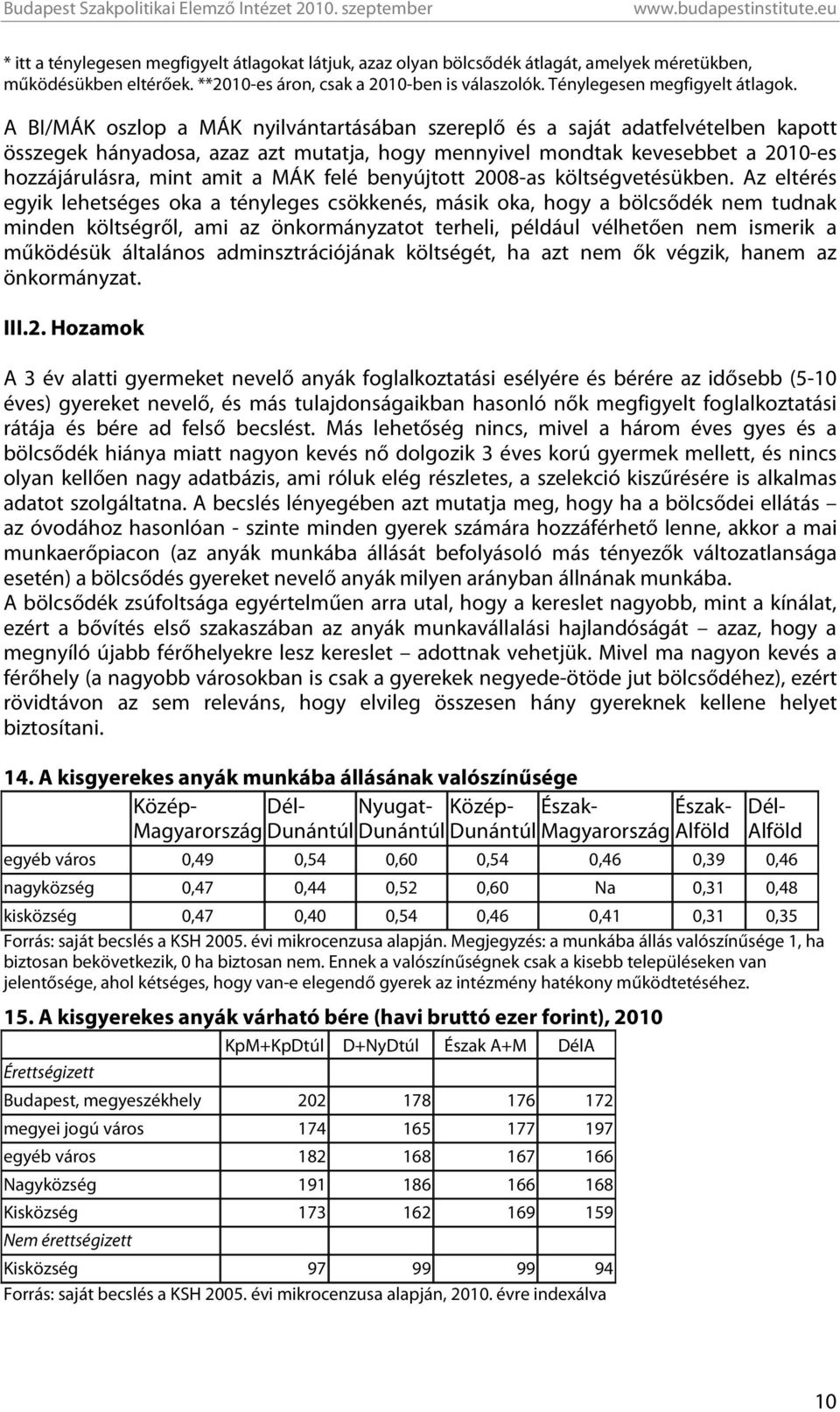 felé benyújtott 2008-as költségvetésükben.