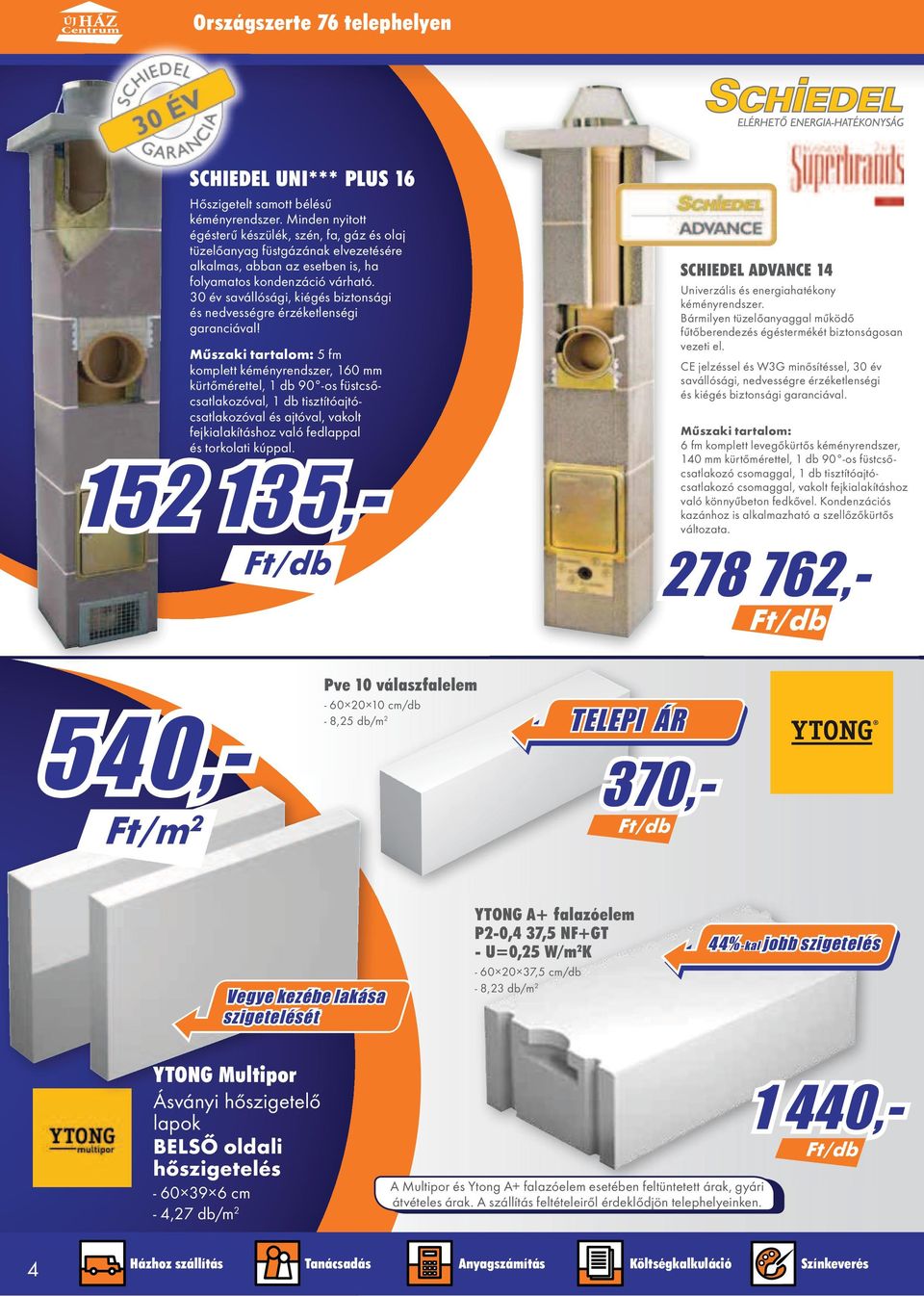 5 fm komplett kéményrendszer, 160 mm kürtõmérettel, 1 db 90 -os füstcsôcsatlakozóval, 1 db tisztítóajtócsatlakozóval és ajtóval, vakolt fejkialakításhoz való fedlappal és torkolati kúppal.