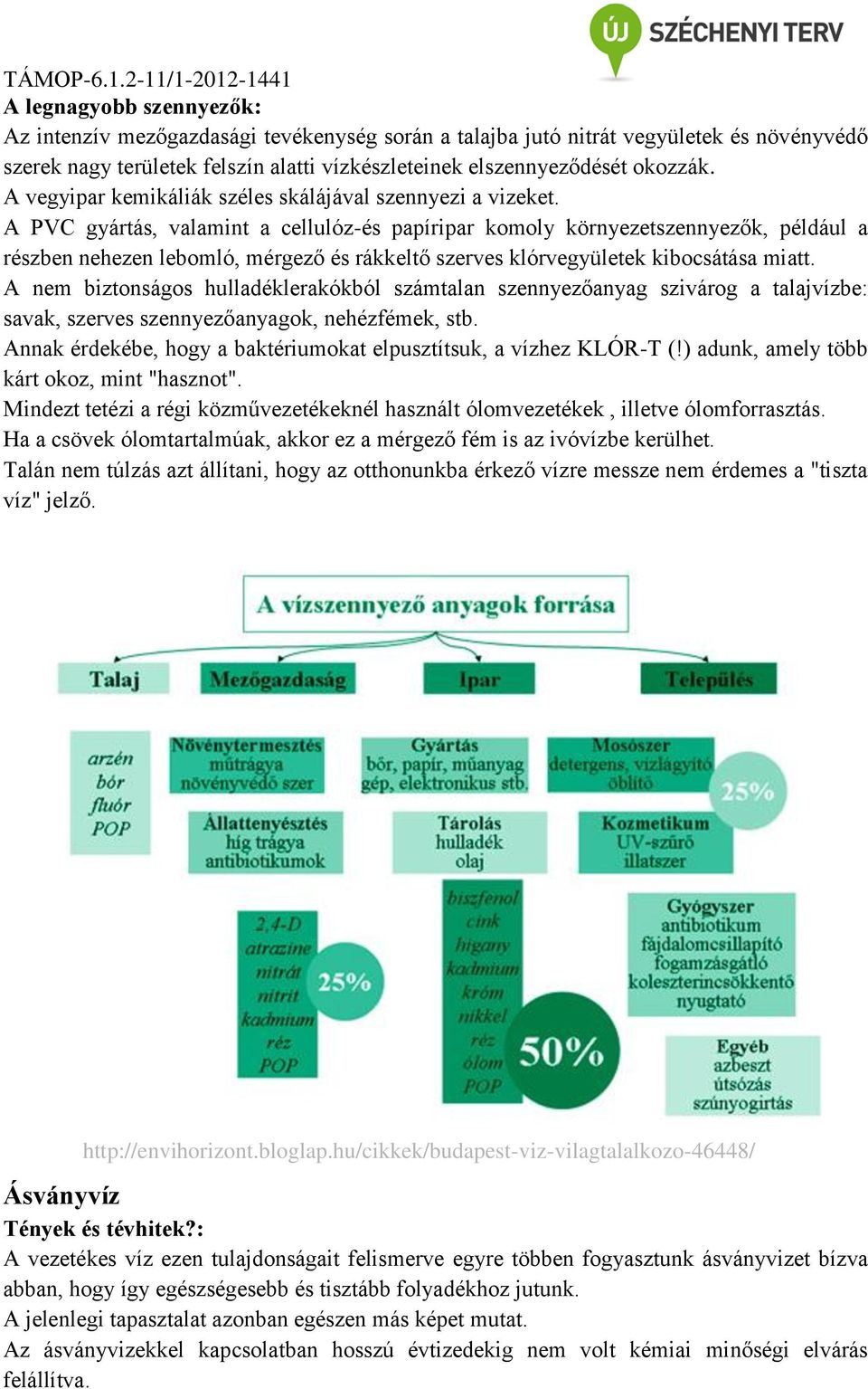 A PVC gyártás, valamint a cellulóz-és papíripar komoly környezetszennyezők, például a részben nehezen lebomló, mérgező és rákkeltő szerves klórvegyületek kibocsátása miatt.