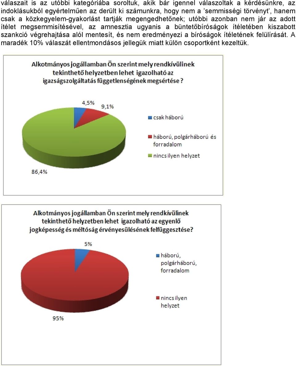 adott ítélet megsemmisítésével, az amnesztia ugyanis a büntetőbíróságok ítéletében kiszabott szankció végrehajtása alól mentesít,