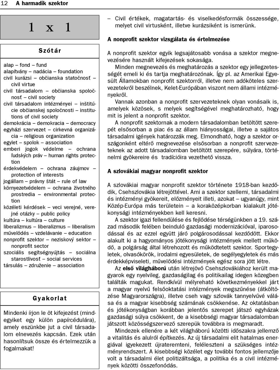 emberi jogok védelme ochrana ¾udských práv human rights protection érdekvédelem ochrana záujmov protection of interests jogállam právny štát rule of law környezetvédelem ochrana z ivotného prostredia