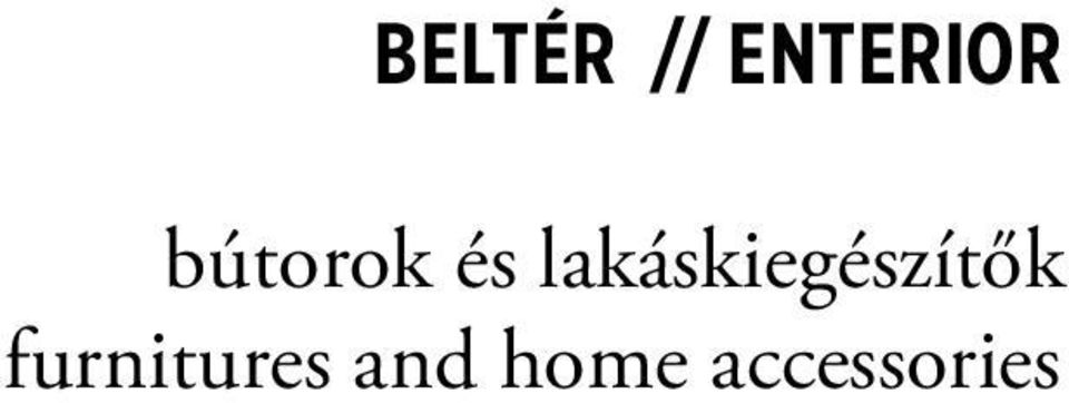 lakáskiegészítők