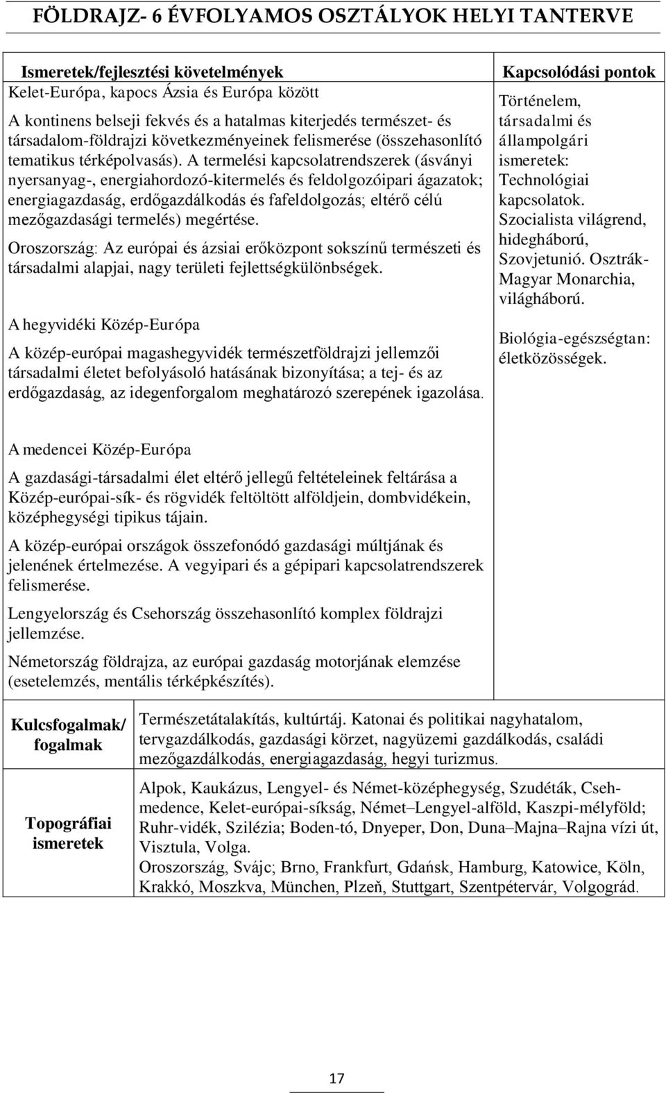 A termelési kapcsolatrendszerek (ásványi nyersanyag-, energiahordozó-kitermelés és feldolgozóipari ágazatok; energiagazdaság, erdőgazdálkodás és fafeldolgozás; eltérő célú mezőgazdasági termelés)