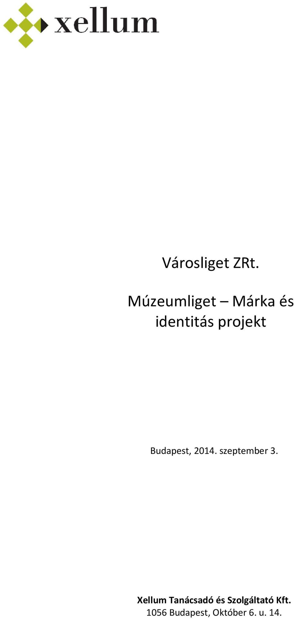 Budapest, 2014. szeptember 3.