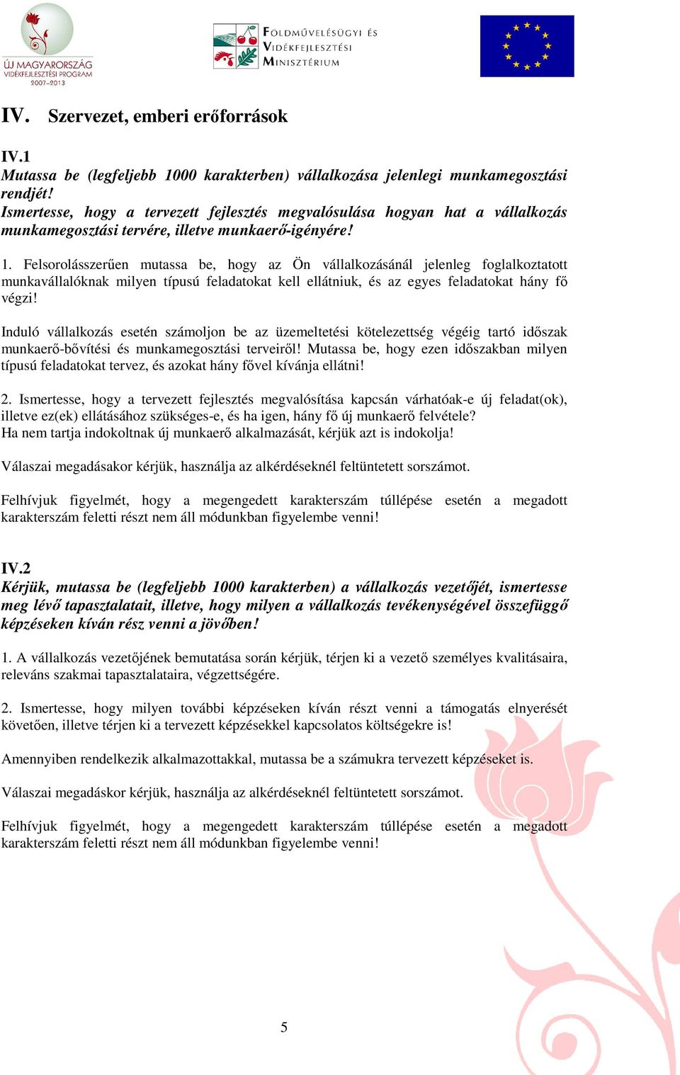 Felsorolásszerően mutassa be, hogy az Ön vállalkozásánál jelenleg foglalkoztatott munkavállalóknak milyen típusú feladatokat kell ellátniuk, és az egyes feladatokat hány fı végzi!