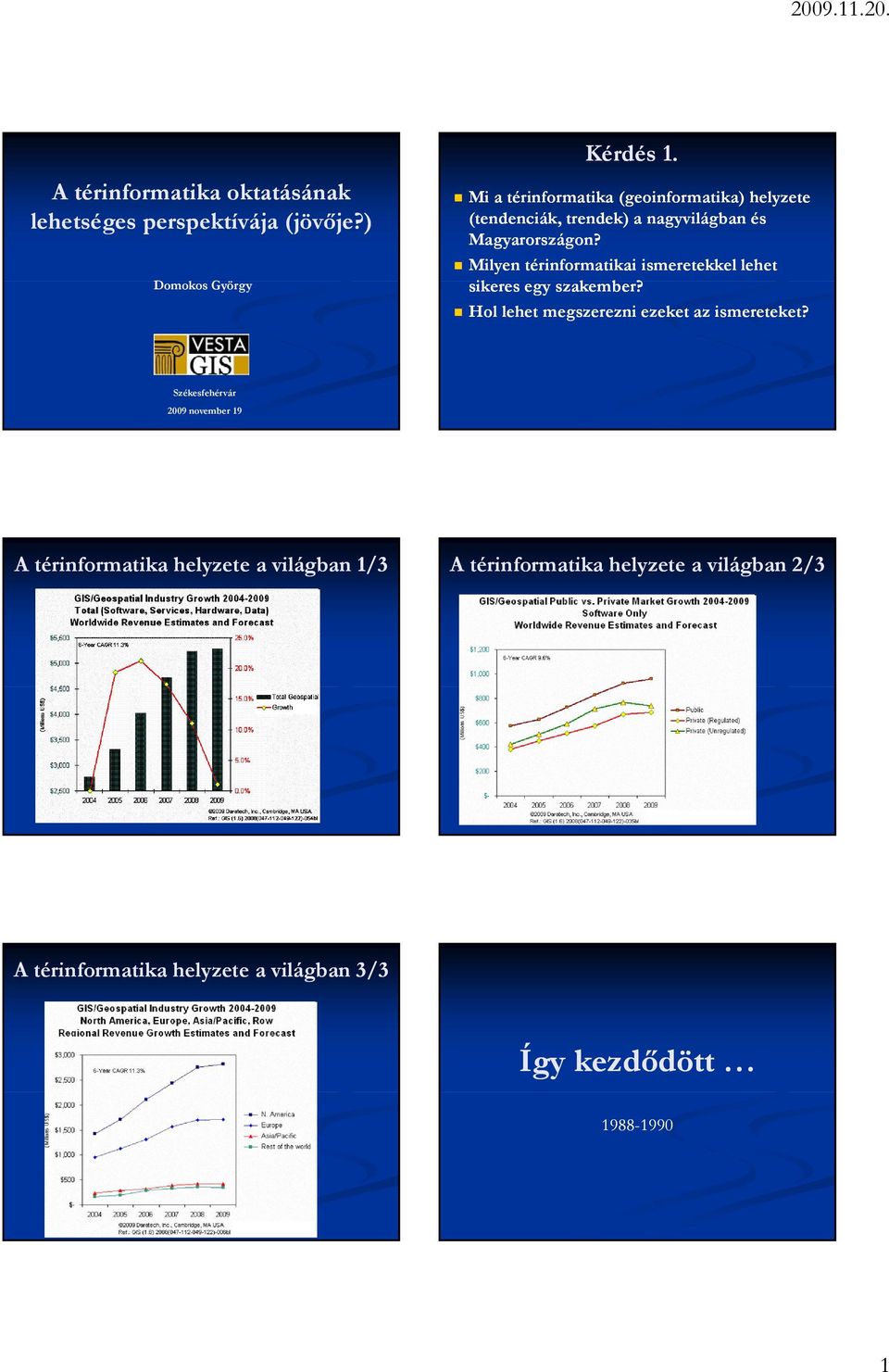 Milyen térinformatikai ismeretekkel lehet sikeres egy szakember? Hol lehet megszerezni ezeket az ismereteket?