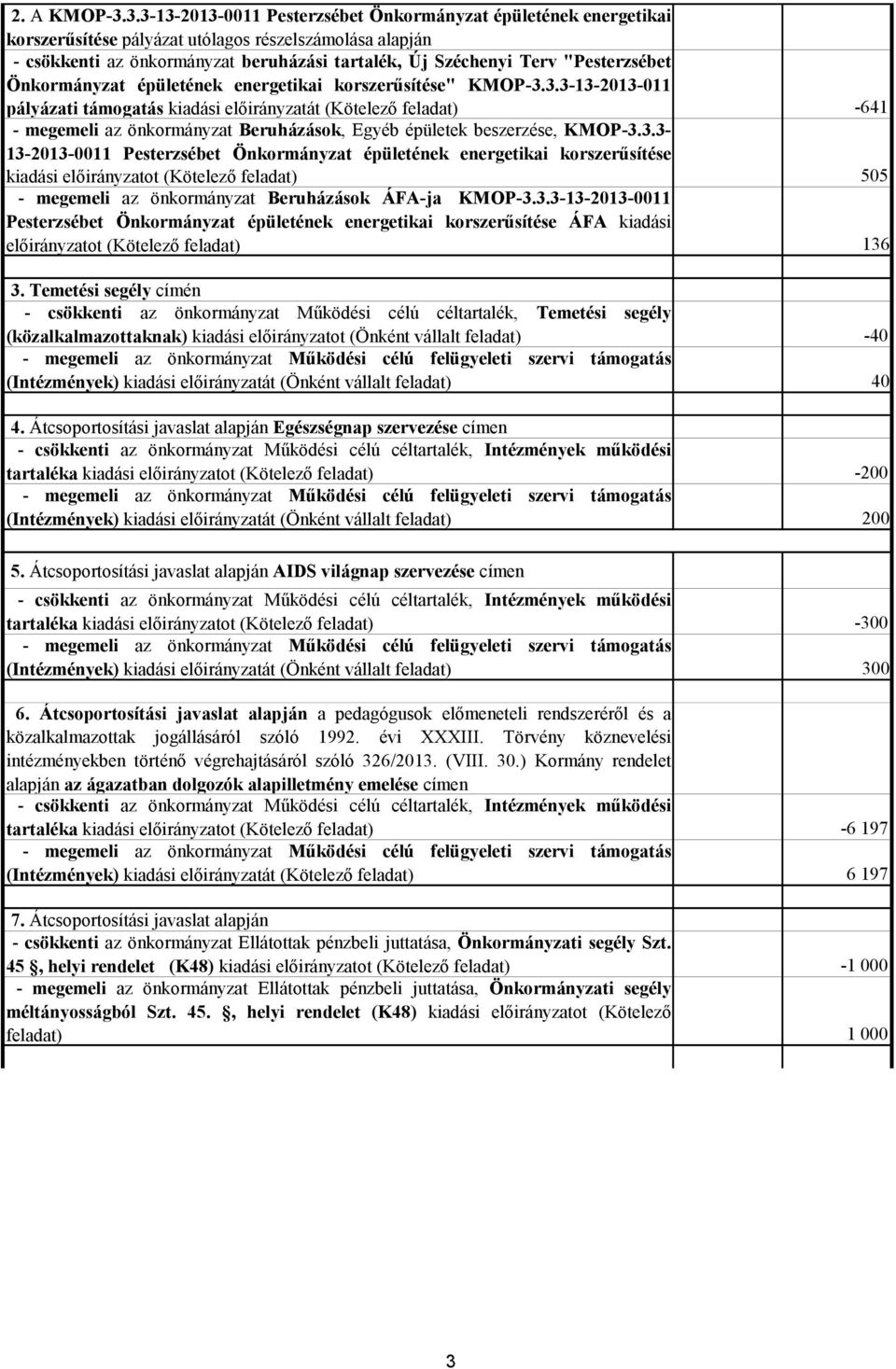 "Pesterzsébet Önkormányzat épületének energetikai korszerűsítése" KMOP-3.