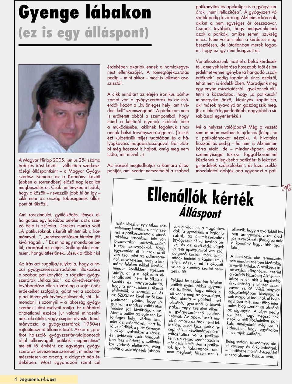 A Magyar Hírlap 2005.