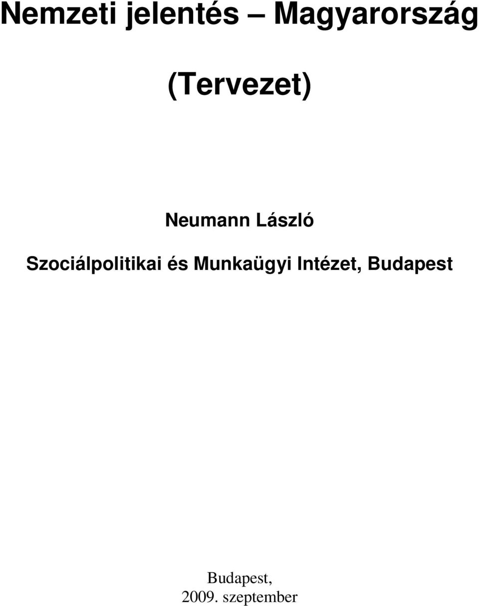 Szociálpolitikai és Munkaügyi