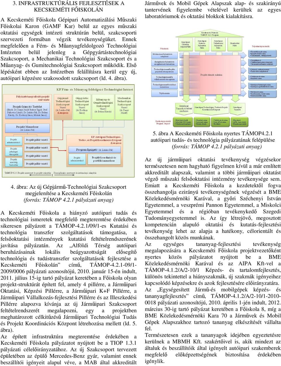 Ennek megfelelően a Fém- és Műanyagfeldolgozó Technológiai Intézeten belül jelenleg a Gépgyártástechnológiai Szakcsoport, a Mechanikai Technológiai Szakcsoport és a Műanyag- és Gumitechnológiai