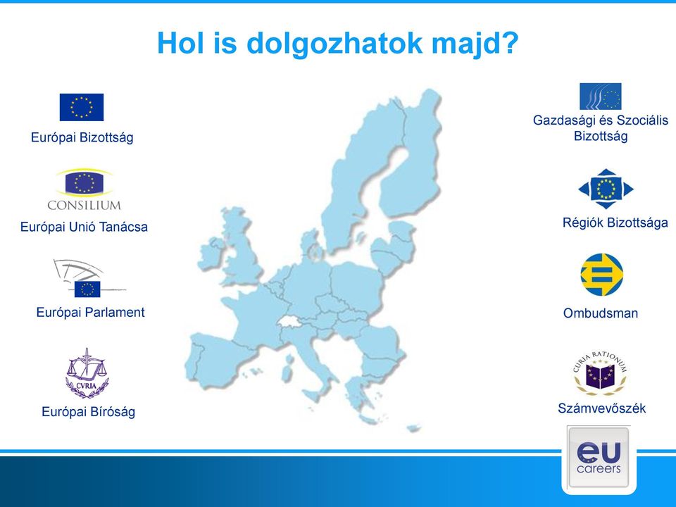 Bizottság Európai Unió Tanácsa Régiók