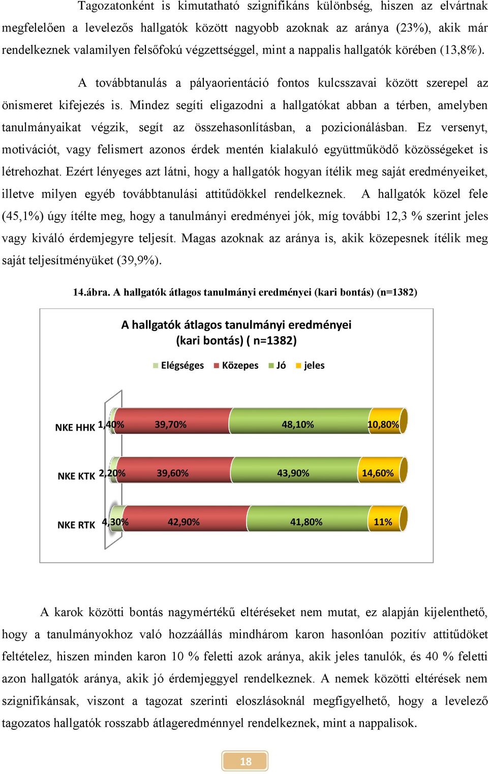 Mindez segíti eligazodni a hallgatókat abban a térben, amelyben tanulmányaikat végzik, segít az összehasonlításban, a pozicionálásban.