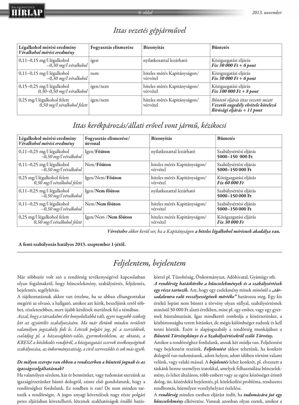 légalkohol 0,30 0,50 mg/l véralkohol 0,25 mg/l légalkohol felett 0,50 mg/l véralkohol felett Légalkohol mérési eredmény Véralkohol mérési eredmény 0,11 0,25 mg/l légalkohol 0,50 mg/l véralkohol 0,11