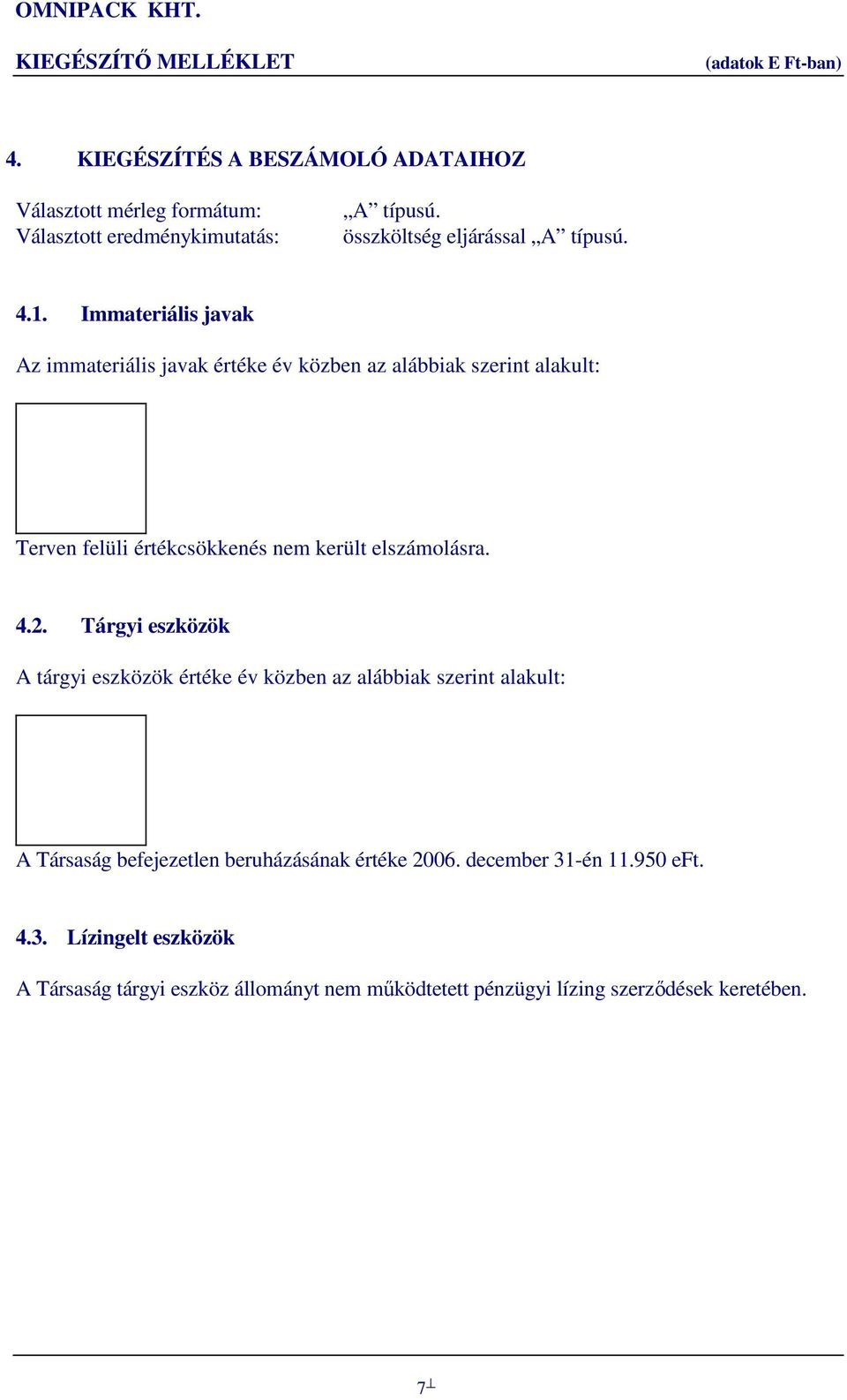 elszámolásra. 4.2.