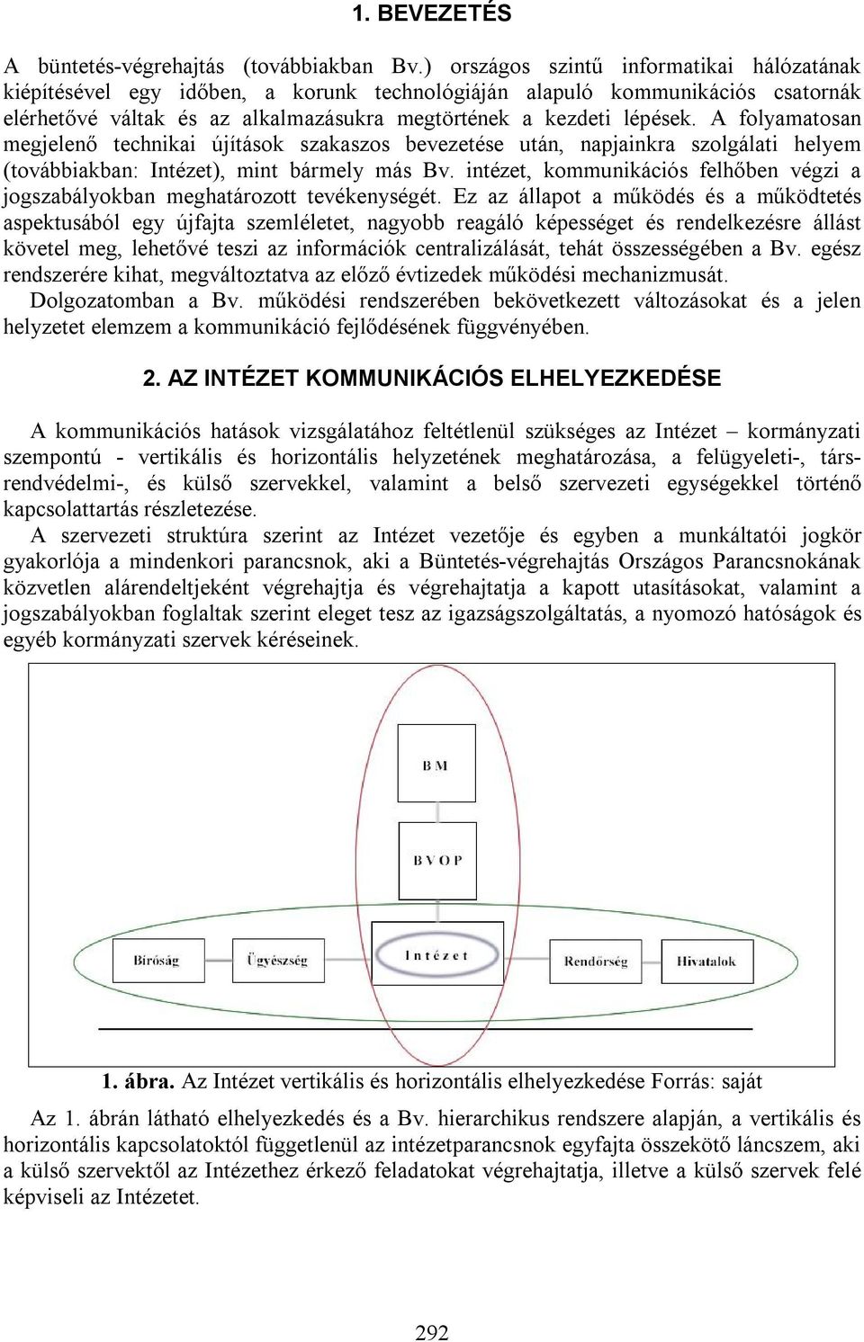 A folyamatosan megjelenő technikai újítások szakaszos bevezetése után, napjainkra szolgálati helyem (továbbiakban: Intézet), mint bármely más Bv.