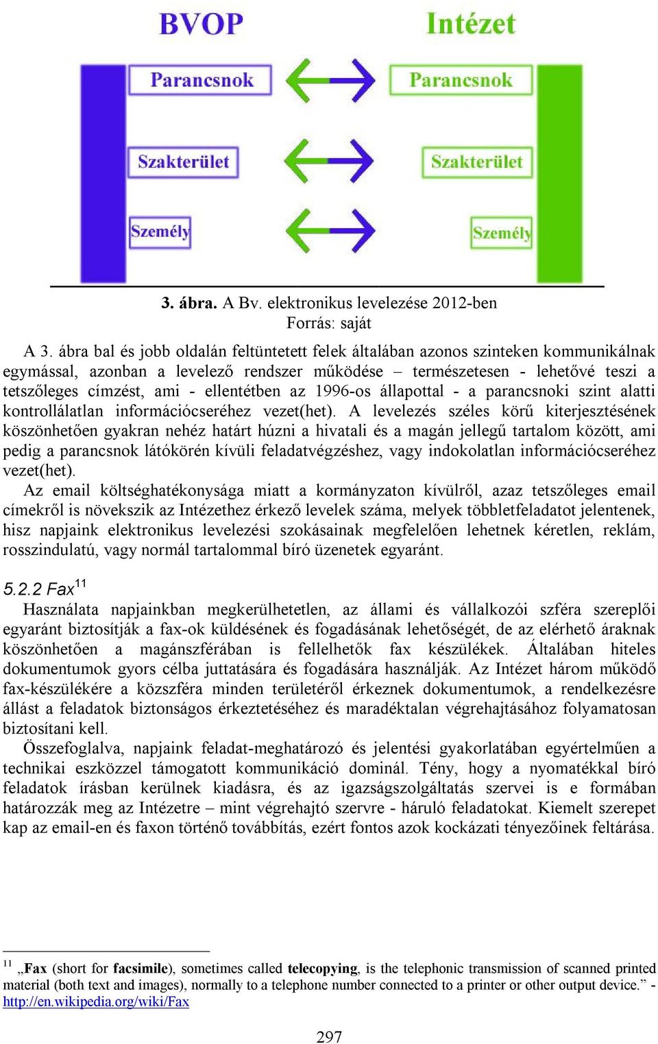 ellentétben az 1996-os állapottal - a parancsnoki szint alatti kontrollálatlan információcseréhez vezet(het).