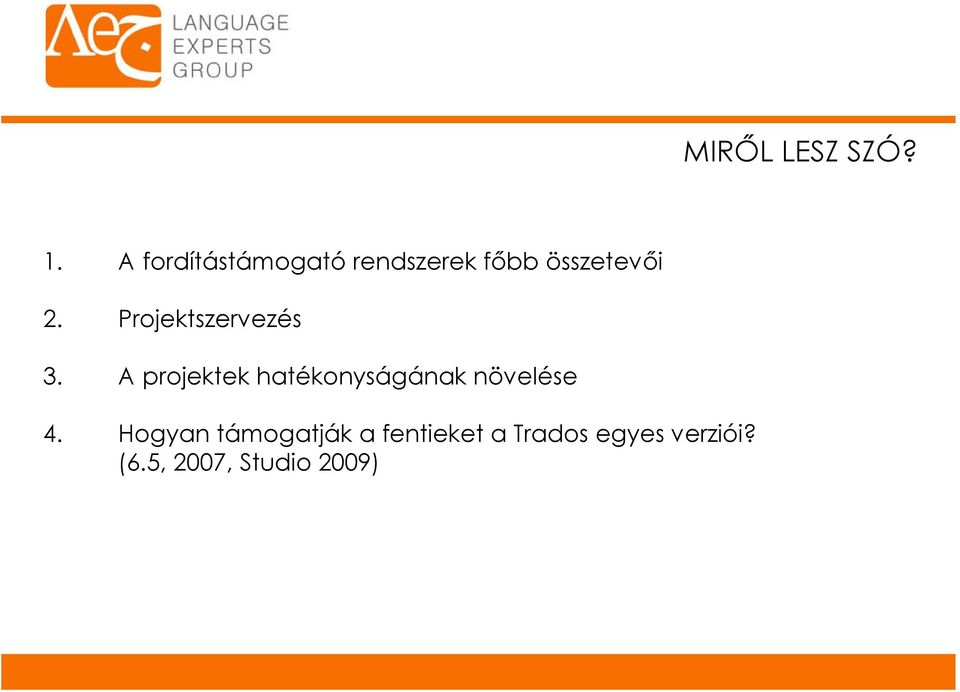 Projektszervezés 3.