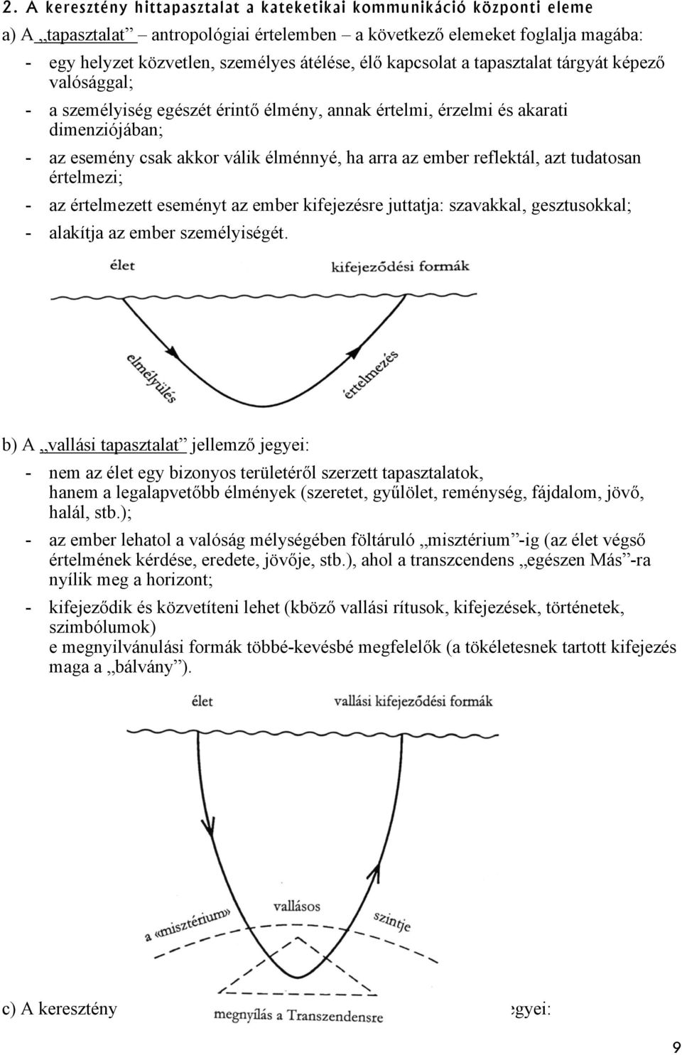 reflektál, azt tudatosan értelmezi; - az értelmezett eseményt az ember kifejezésre juttatja: szavakkal, gesztusokkal; - alakítja az ember személyiségét.