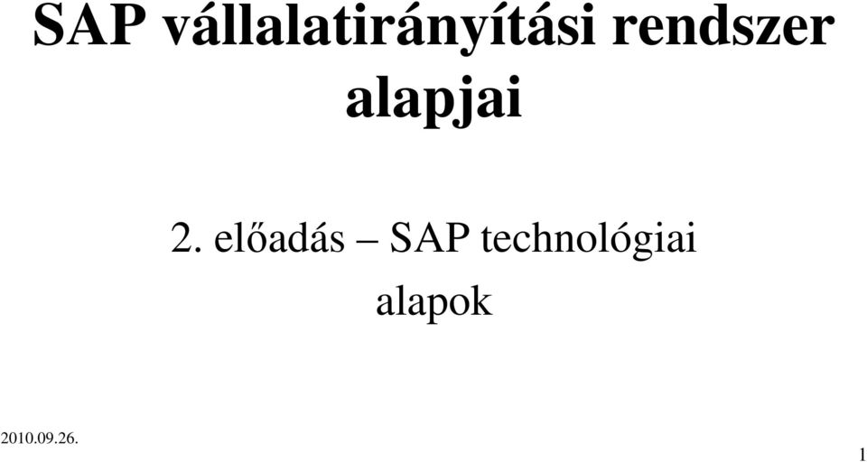 rendszer alapjai 2.