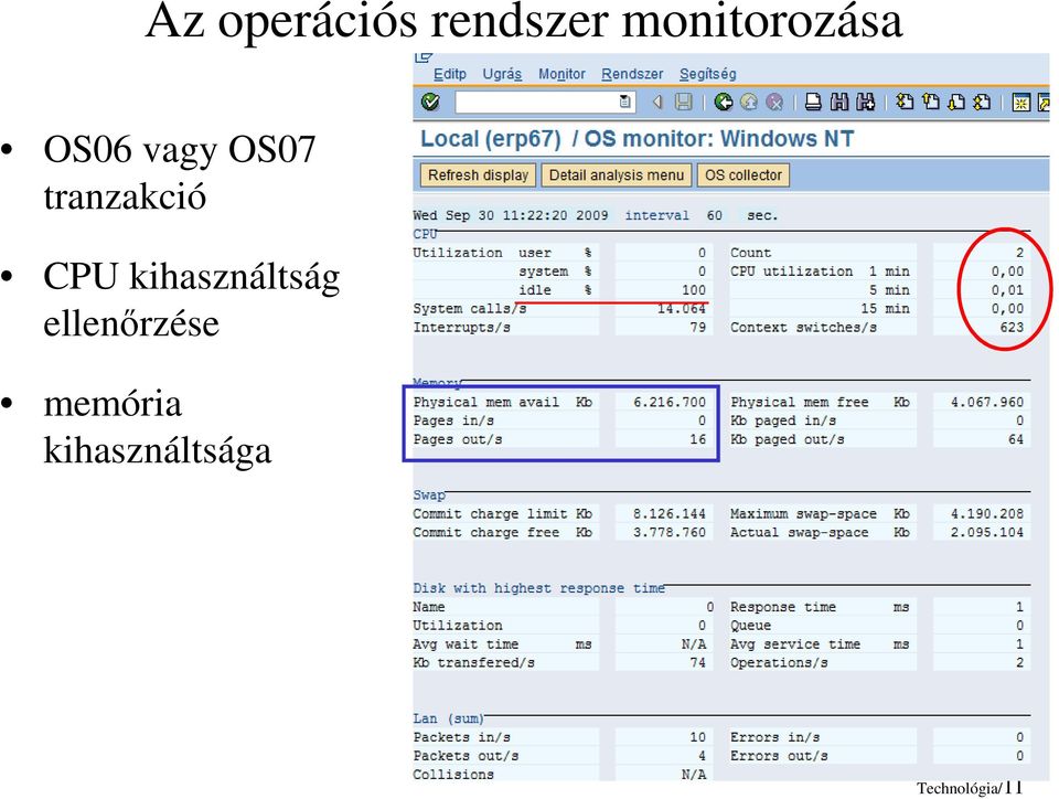 tranzakció CPU kihasználtság