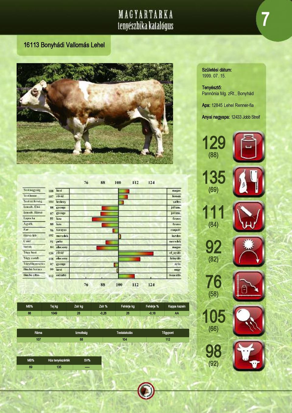 12433 Jobb Streif 129 (88) 135 (69) 111 (84) 92 (82) 76 (58)