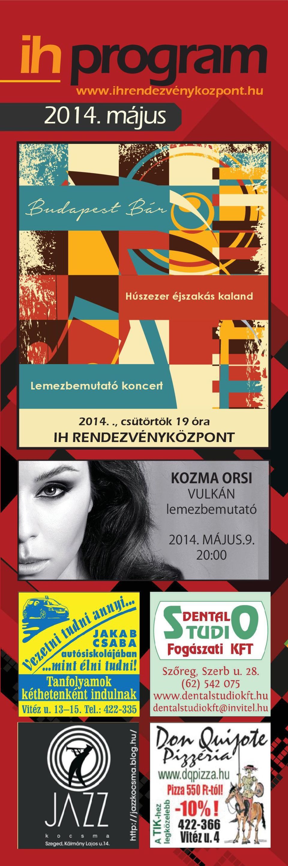 Lemezbemutató koncert 2014.