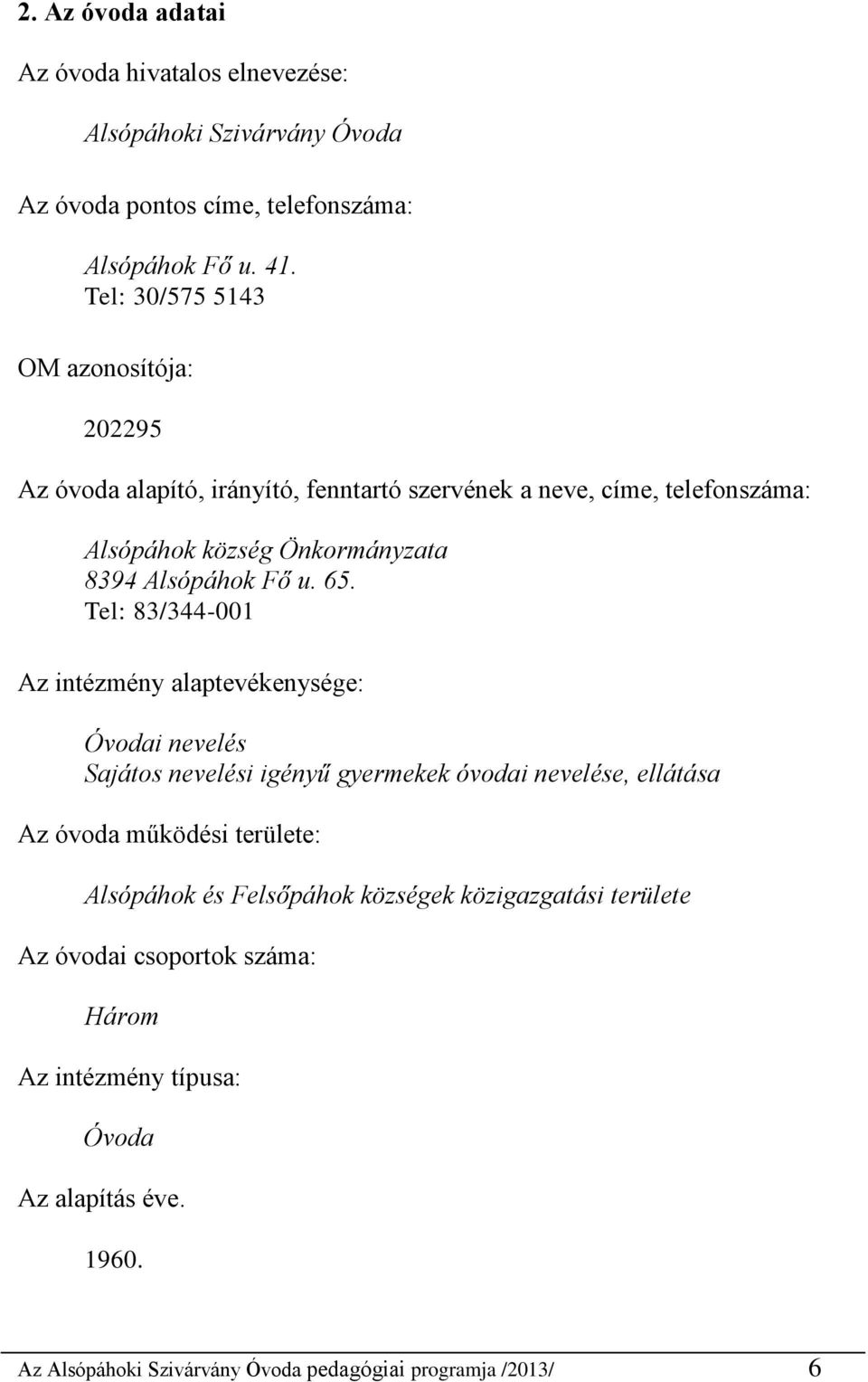 Fő u. 65.