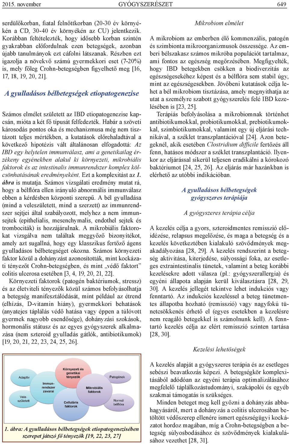 Részben ezt igazolja a növekvő számú gyermekkori eset (7-20%) is, mely főleg Crohn-betegségben figyelhető meg [16, 17, 18, 19, 20, 21].